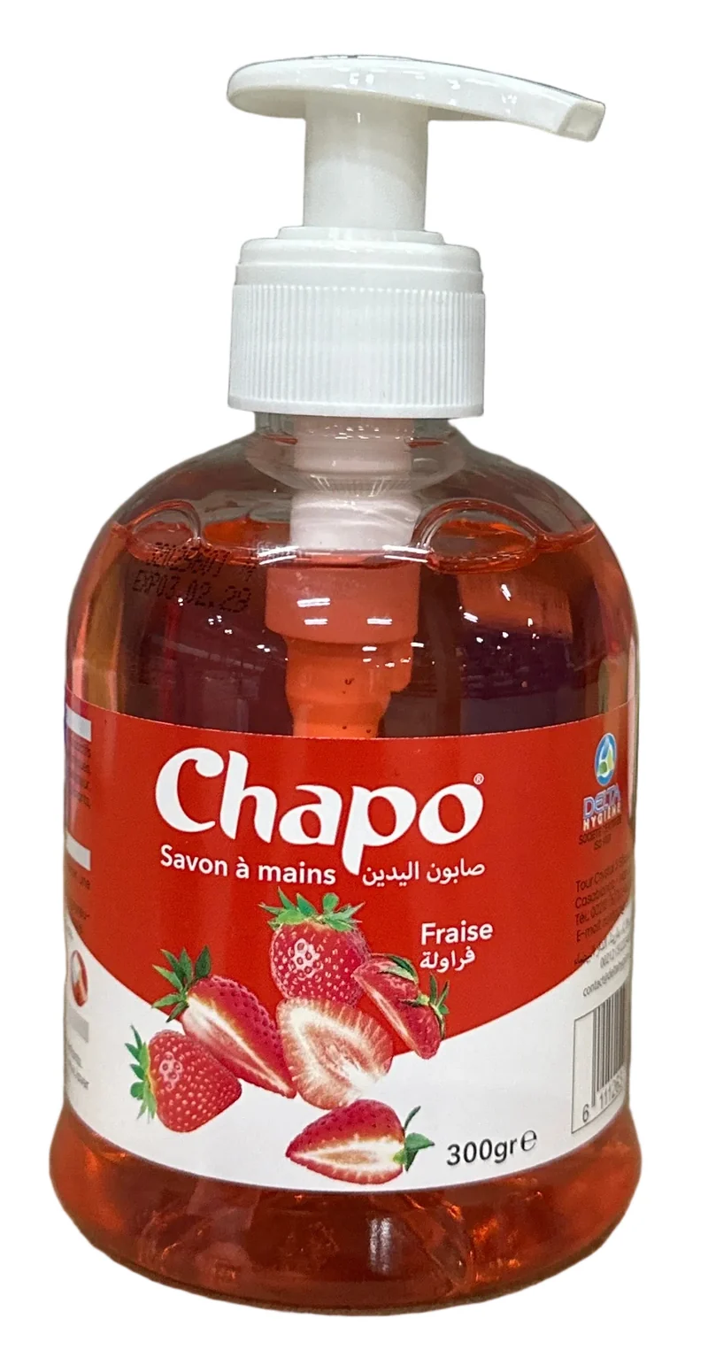 Savon à Mains Fraise Chapo 300g