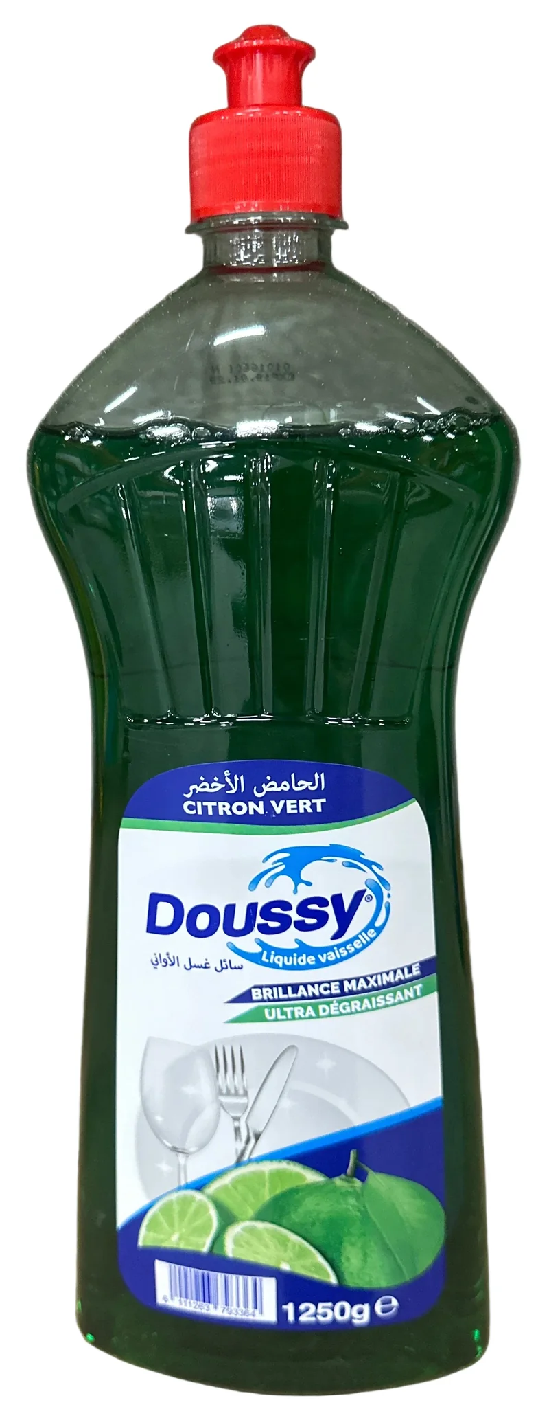 Détergent Lave-Vaisselle Citron Jaline ultra dégraissant brillance maximale Doussy 1250g