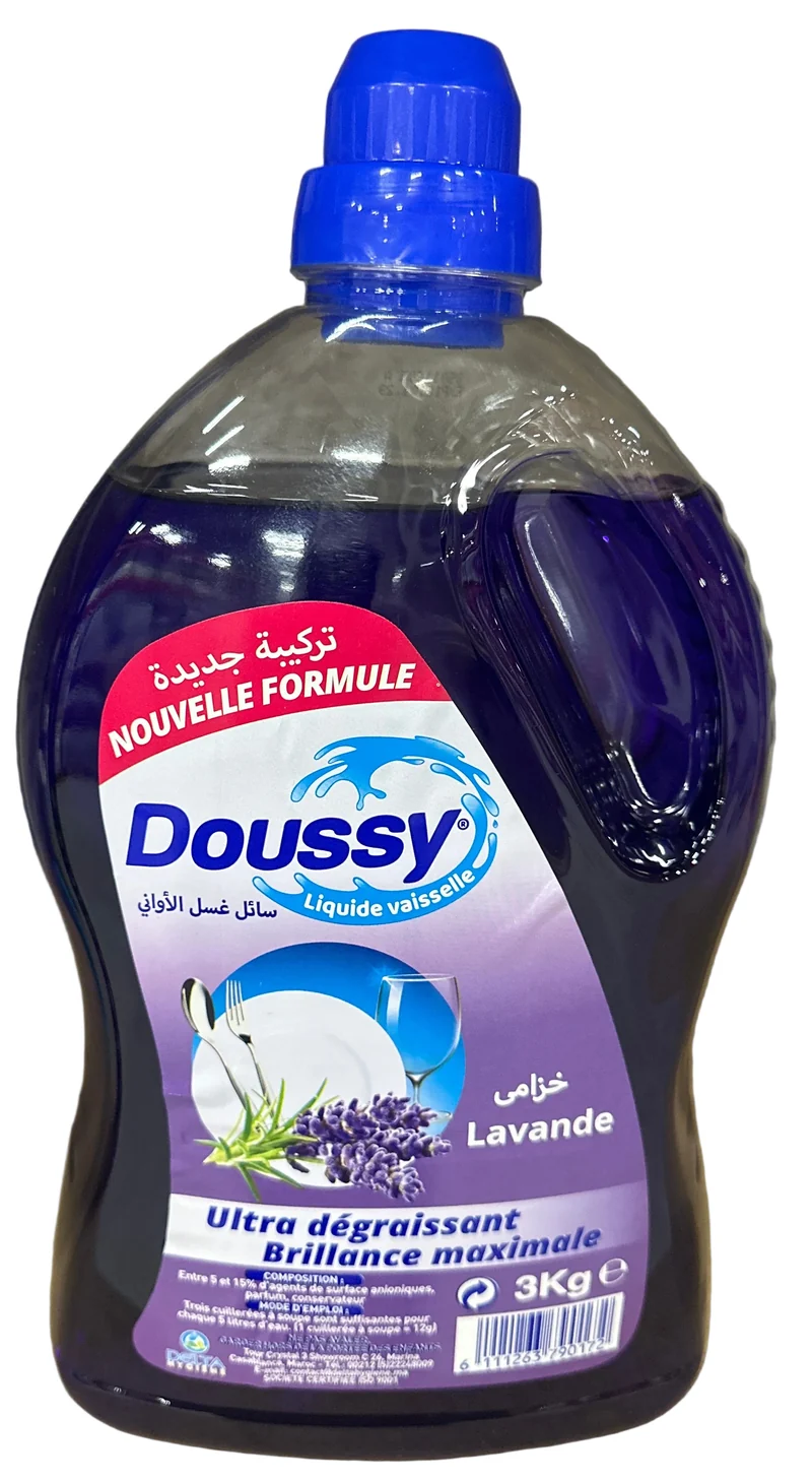 Détergent Lave-Vaisselle Lavande ultra dégraissant brillance maximal Doussy 3kg