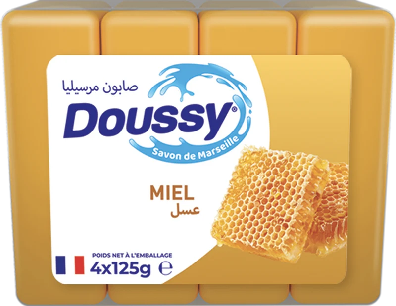 Savon de Marseille Miel Doussy 125G X 4