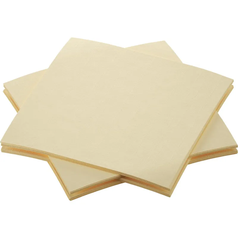 SERVIETTE 40X40CM AIRLAID TECHLINE PLIAGE 4 PLIAGE 4 CREME X360