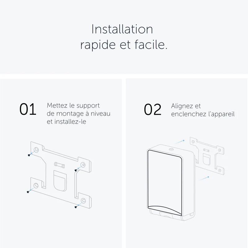 DISTRIBUTEUR À DÉTECTION OPTIQUE SAVON MOUSSE GEL ICON BLANC MOSAIQUE 1,2L