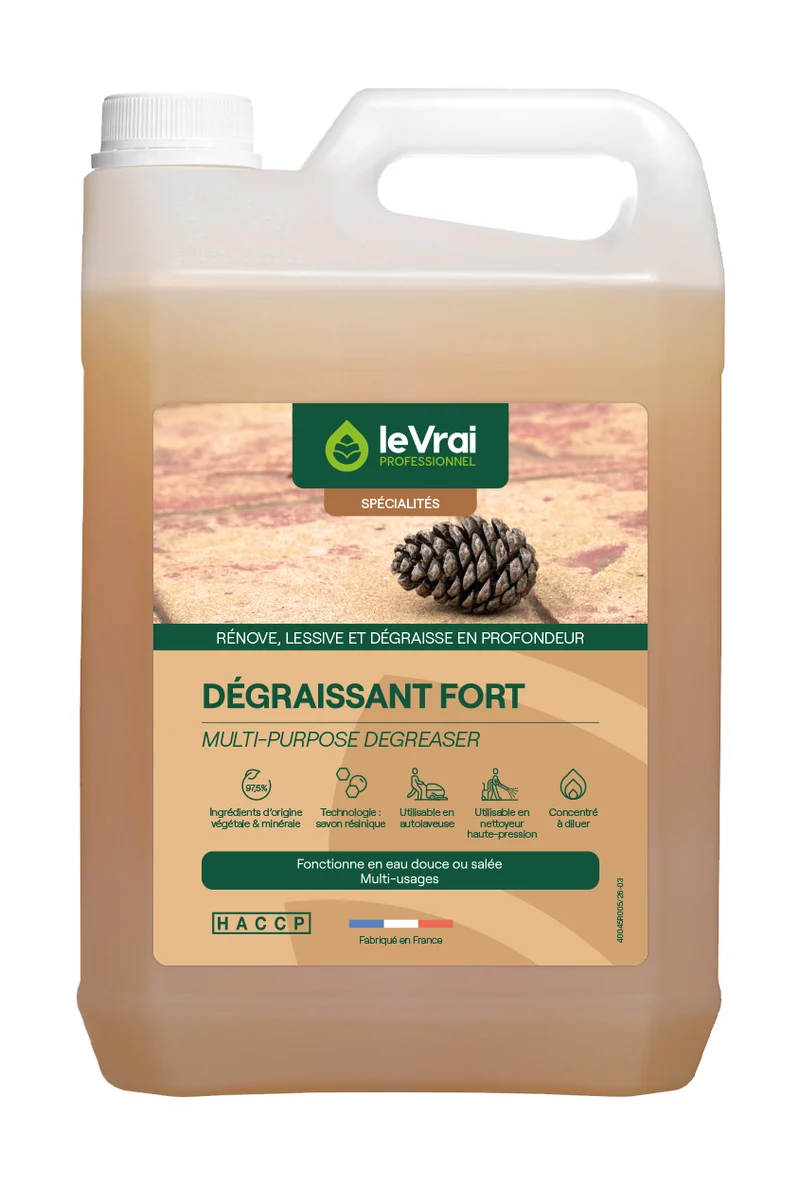 DEGRAISSANT FORT MULTI USAGES LE VRAI PROFESSIONNEL 5L