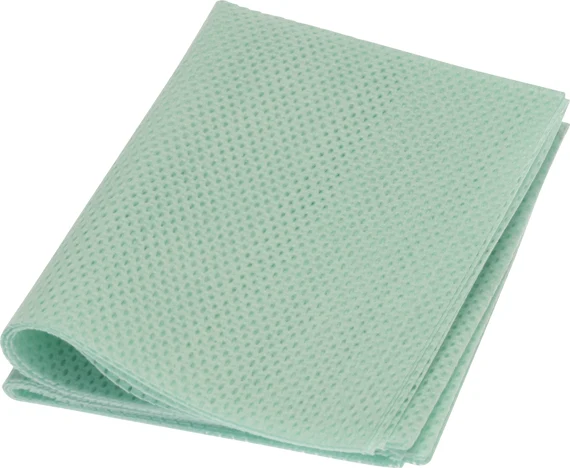 LAVETTE USAGE COURT AJOUREE 51X36CM VERT X25