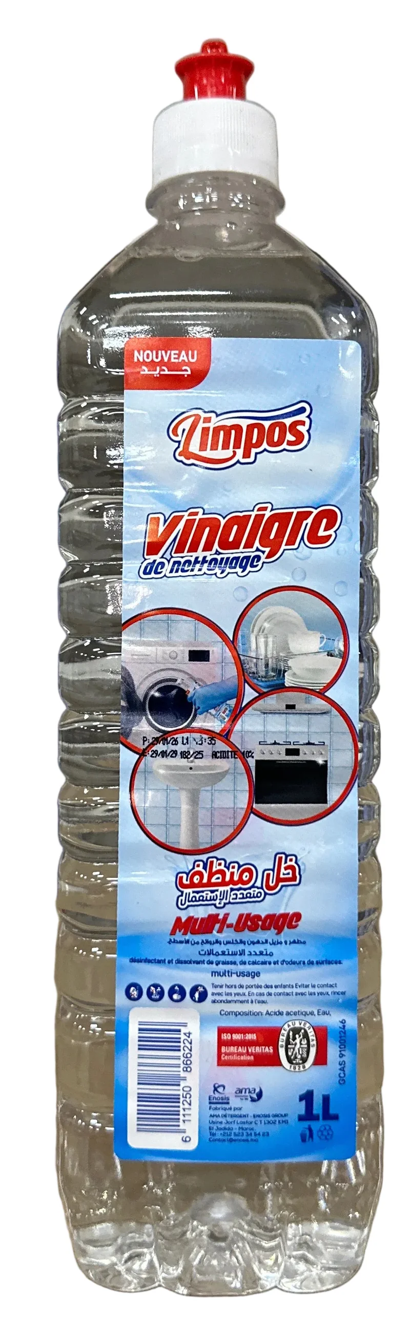 Vinaigre Ménager Limpos 1L