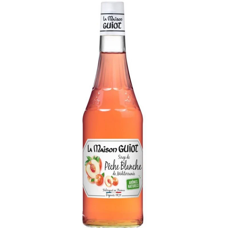 GUIOT Sirop pêche blanche 70cl -F63/60