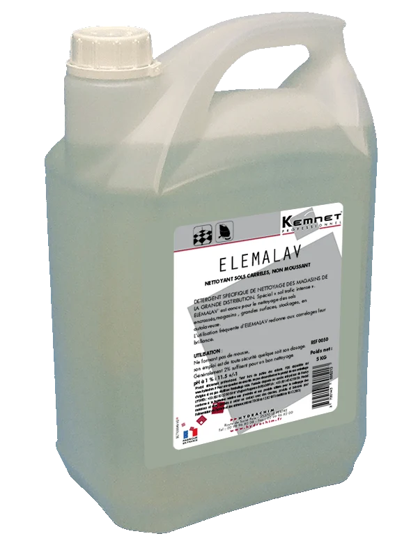 Nettoyant sol en grande surface KEMNET Elemalav 5L