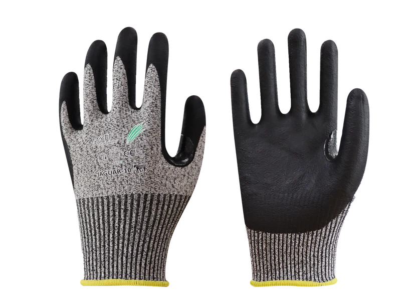 Gant HPPE / mousse de nitrile Anti-coupure C contact alimentaire
