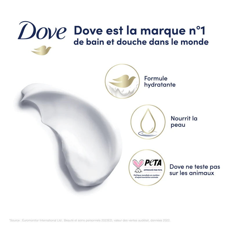 SHAMPOING CONCOMBRE DOVE 500ML FLACON X24