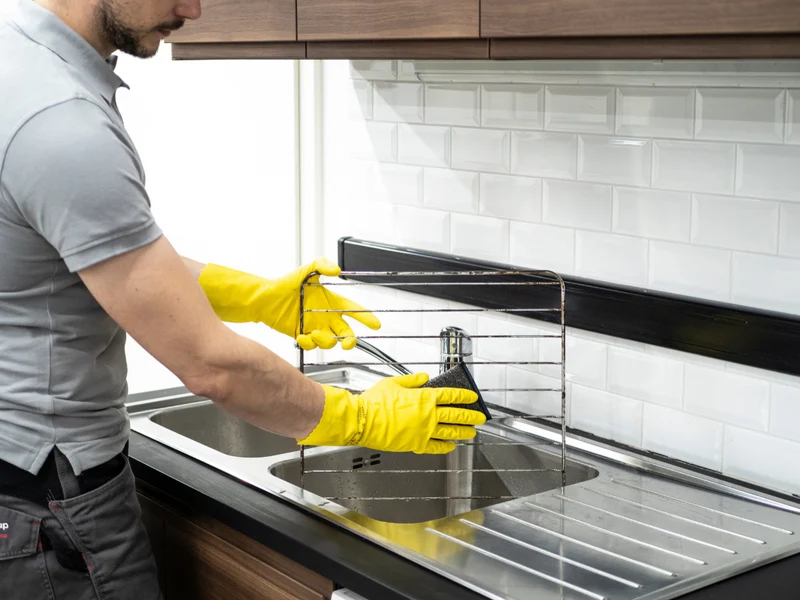 EPONGE INOX POWERINOX 100X100MM VILEDA X2