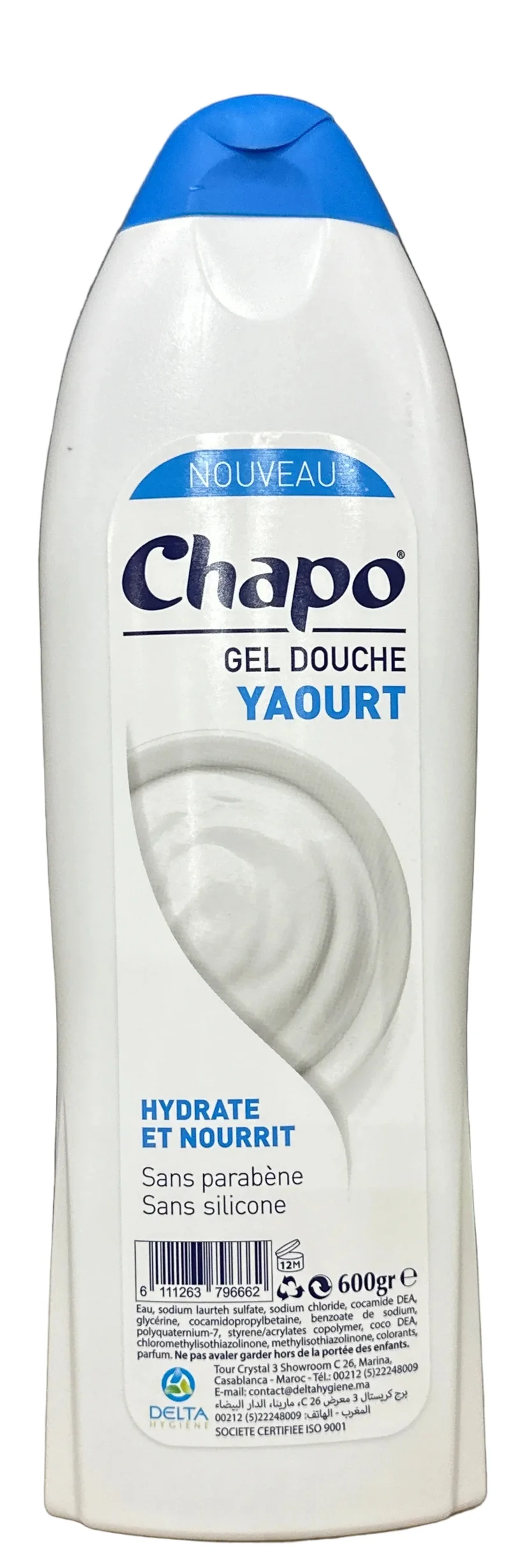 Gel Douche Yoghurt Chapo 600g