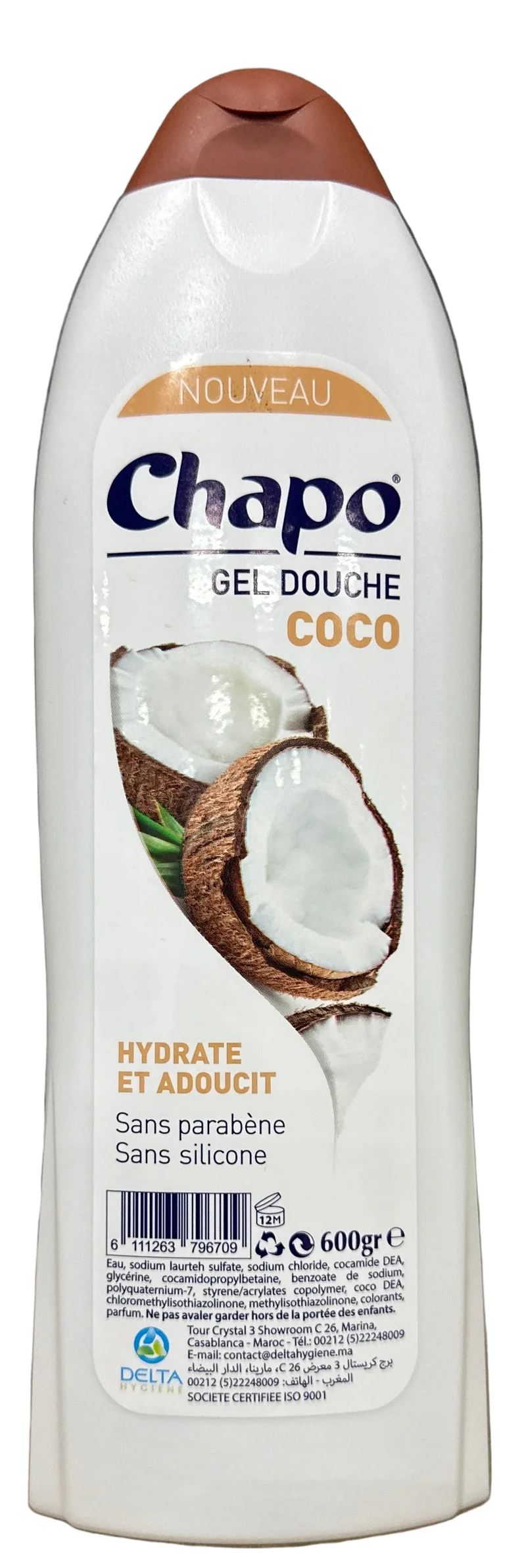 Gel Douche Coco Chapo 600g