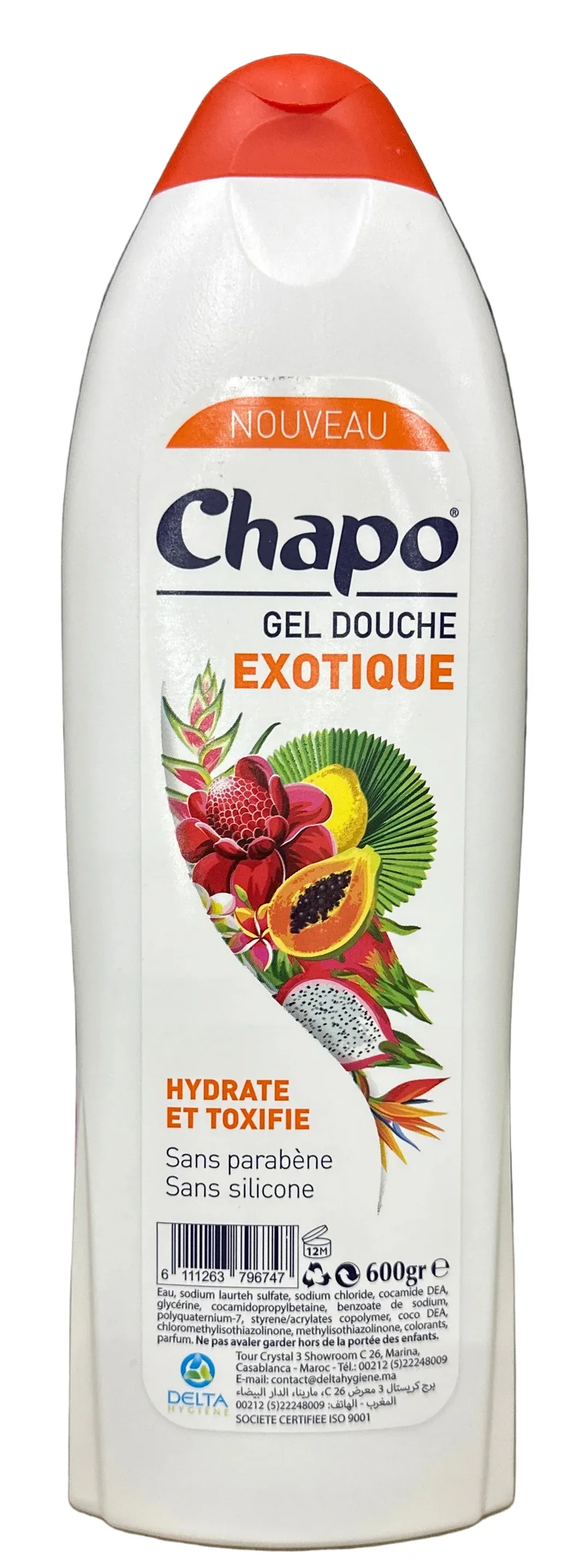 Gel Douche Exotique Chapo 600g