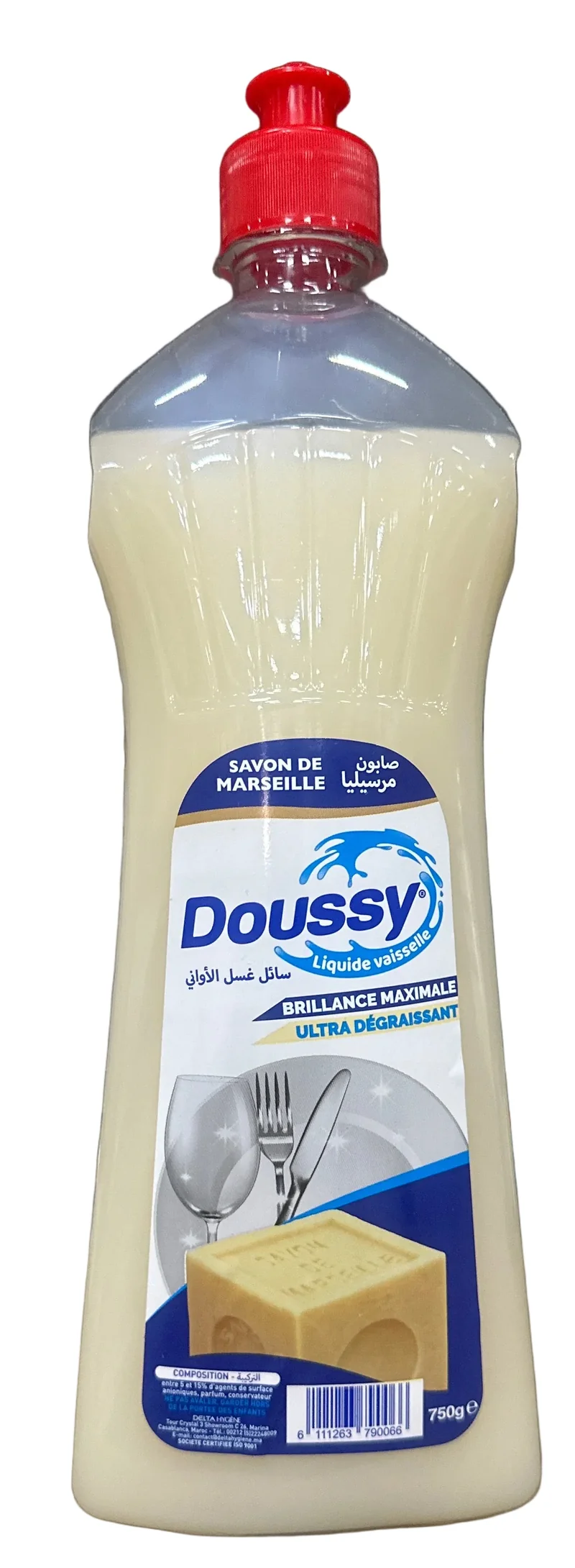 Liquide Vaisselle Savon de Marseille Doussy 750 g