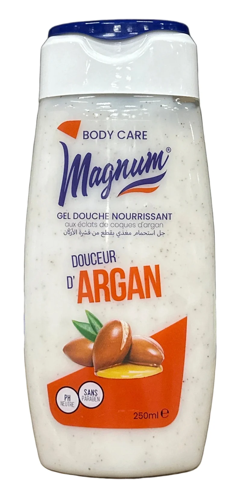 Gel Douche Exfoliant à l’Argan Magnum 250 ml