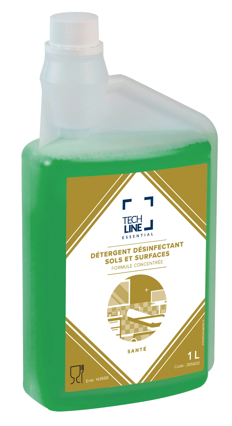 DETERGENT DESINFECTANT SOLS & SURFACES TECHLINE 1L