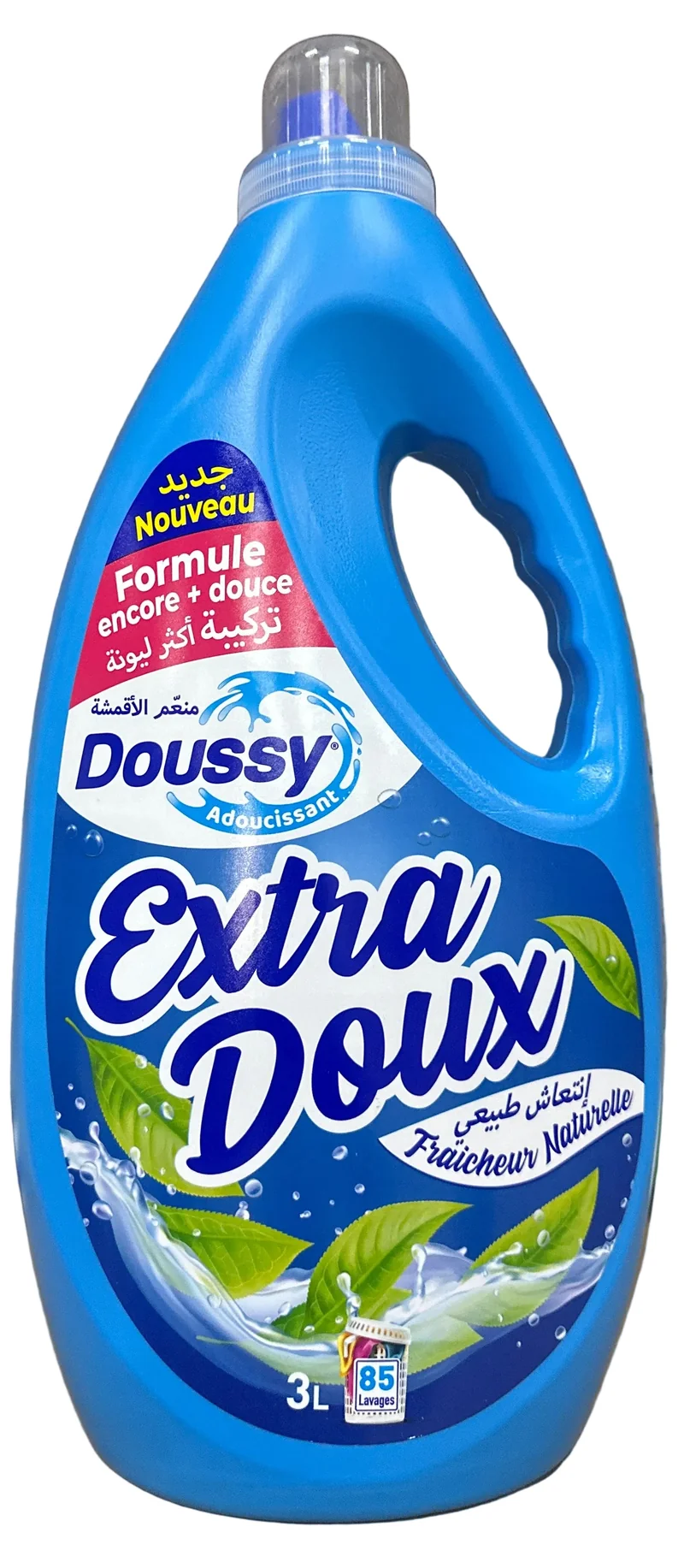 Adoucissant Extra Doux 85 lavages Fraîcheur Naturelle Doussy 3L