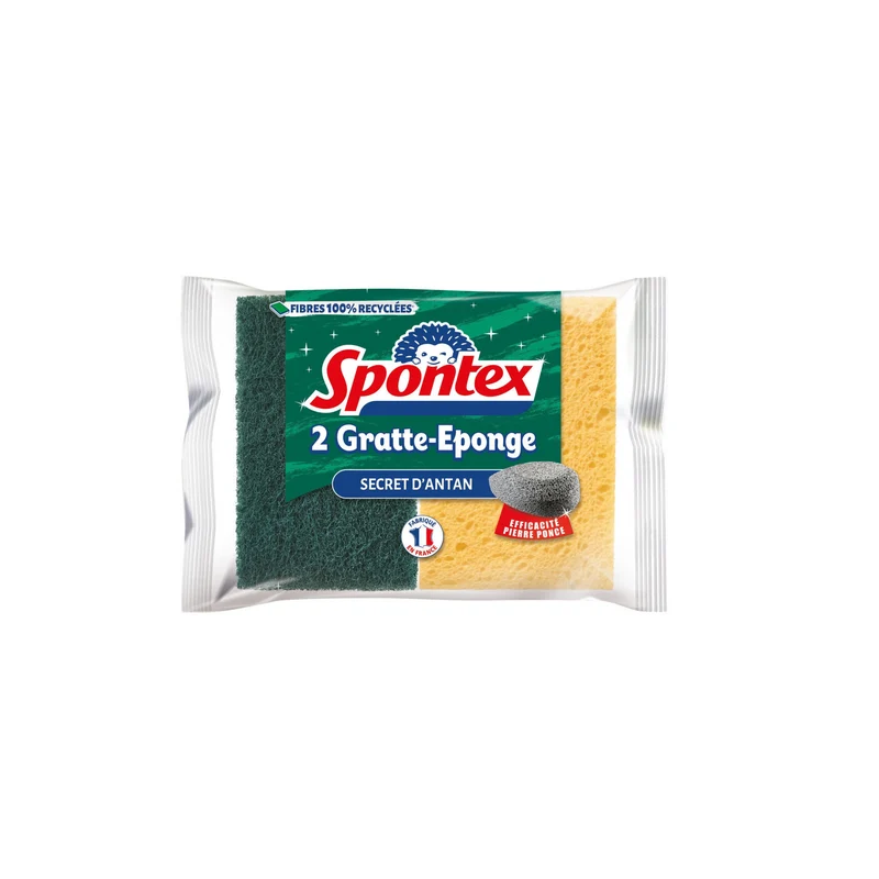 SPONTEX Eponge à récurer secret d'Antan -J63