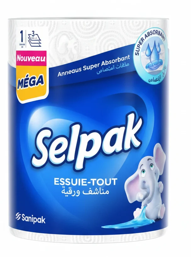 Essui tout Méga 3plis Selpak