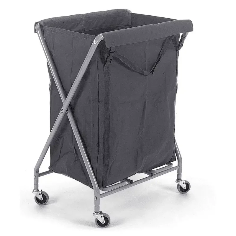 NX2001 CHARIOT A LINGE "X" PLIANT +1 SAC EN TOILE RENFORCEE 200L - NUMATIC