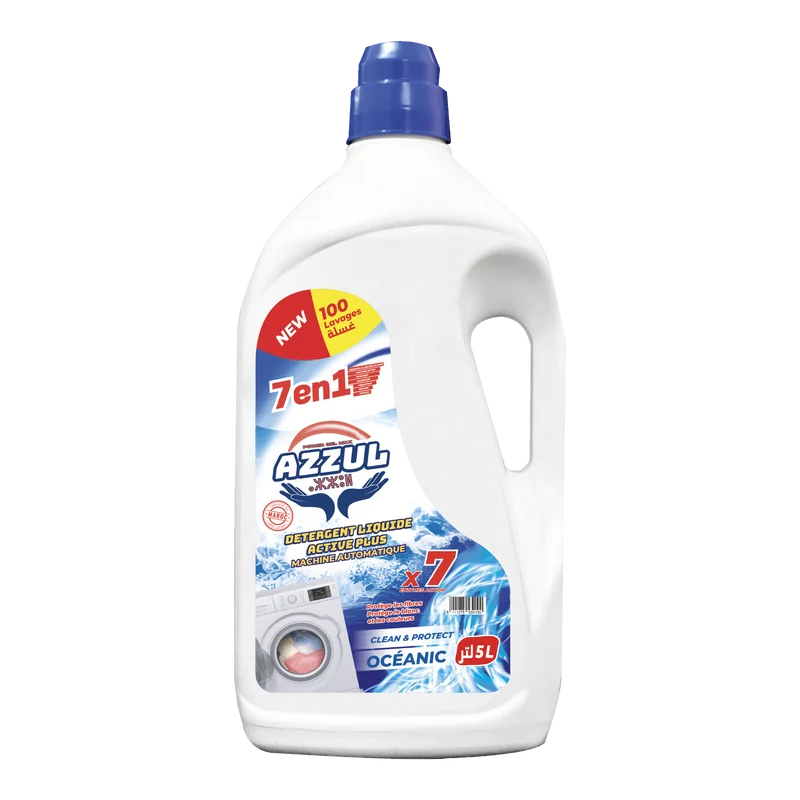 Liquide lessive détergent océanic 5L AZZUL
