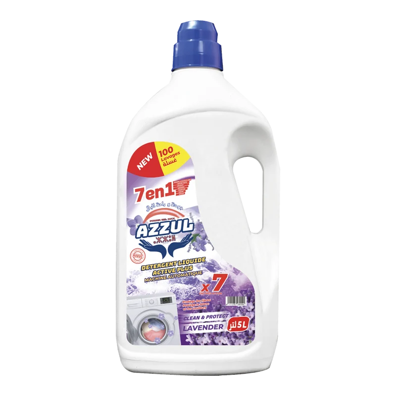 Liquide lessive détergent lavande 5L AZZUL