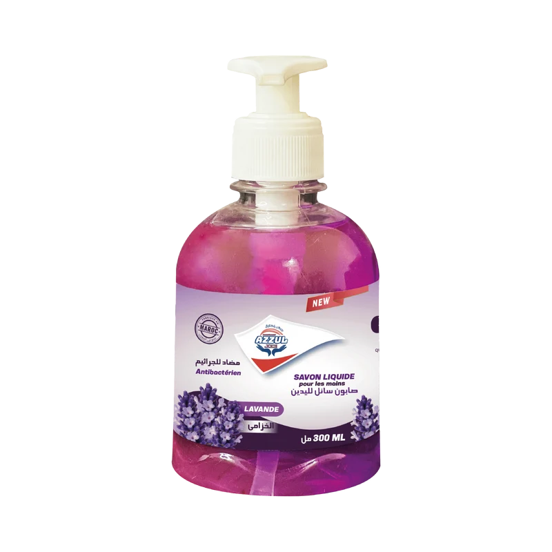 Savon mains liquide parfumé lavande 300 ML AZZUL