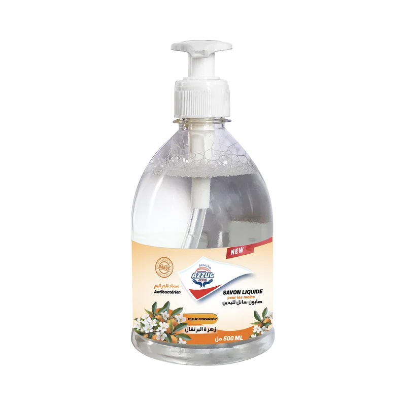 Savon mains liquide parfumé fleur d'oranger 500 ML AZZUL