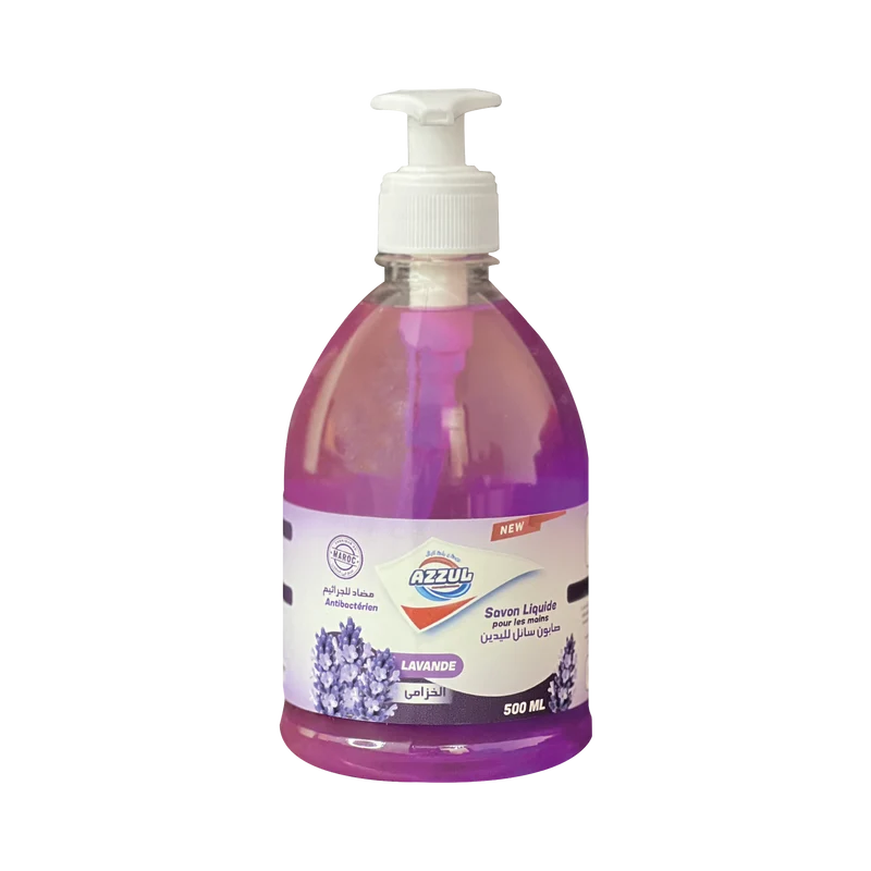 Savon mains liquide parfumé lavande 500 ML AZZUL