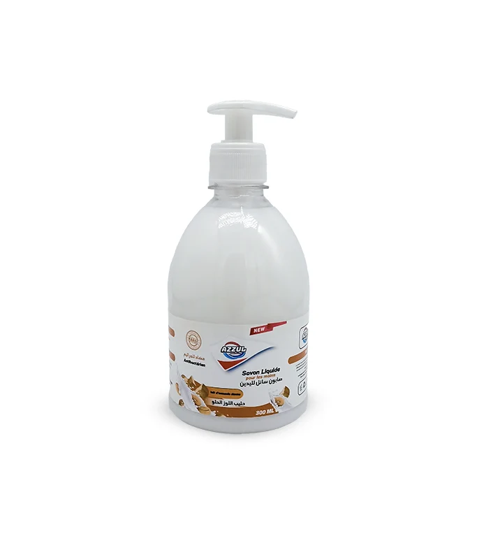 Savon mains liquide au lait d'amande douce 500 ML AZZUL