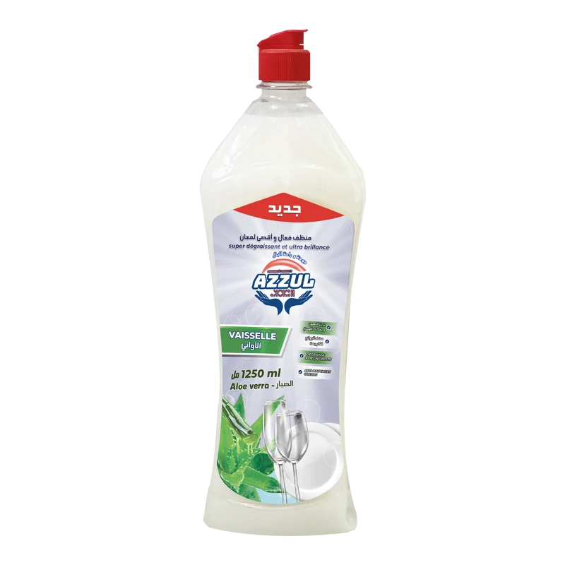 Liquide vaisselle parfumé aloe verra 1,250 L AZZUL
