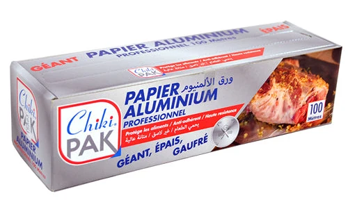 Feuille d’aluminium professionnel Chikipak 100m