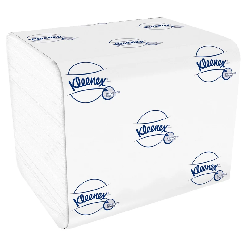 PAPIER TOILETTE PLIÉ KLEENEX®ULTRA BLANC 200 FORMATS 2 PLIS ECOLABEL X36