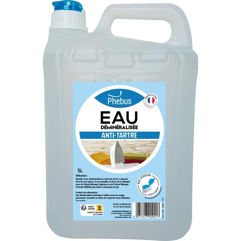 EAU DÉMINÉRALISÉE 5L