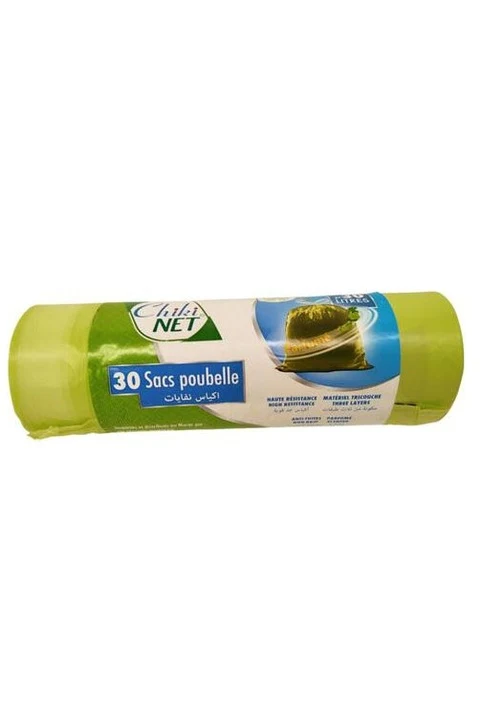 30 Sacs poubelle Chikinet parfumé 30 L