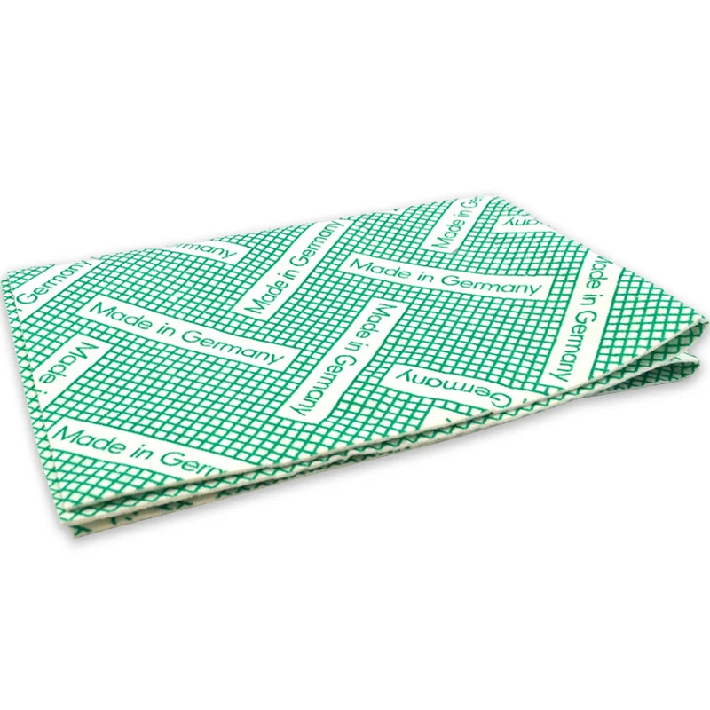 Serpillière made in Germany verte imprimée 100% VISCOSE