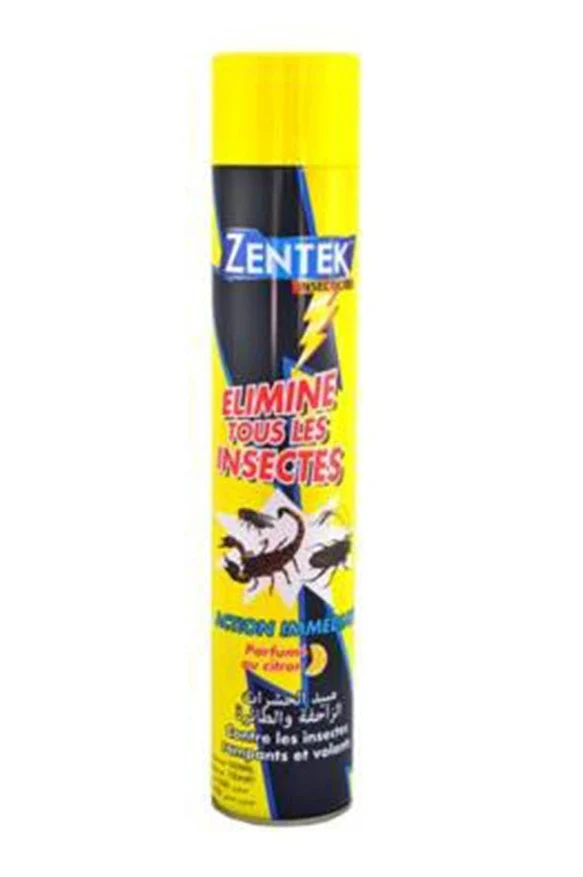 Aérosol TNS ZENTEK 750 ml net jaune