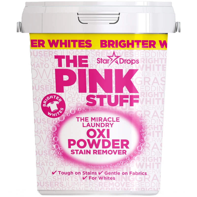 Détachant en Poudre OXI Miracle Pour Linge Blancs The Pink Stuff 1kg