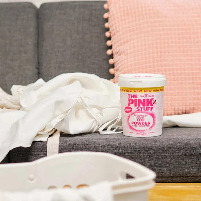 Détachant en Poudre OXI Miracle Pour Linge Blancs The Pink Stuff 1kg