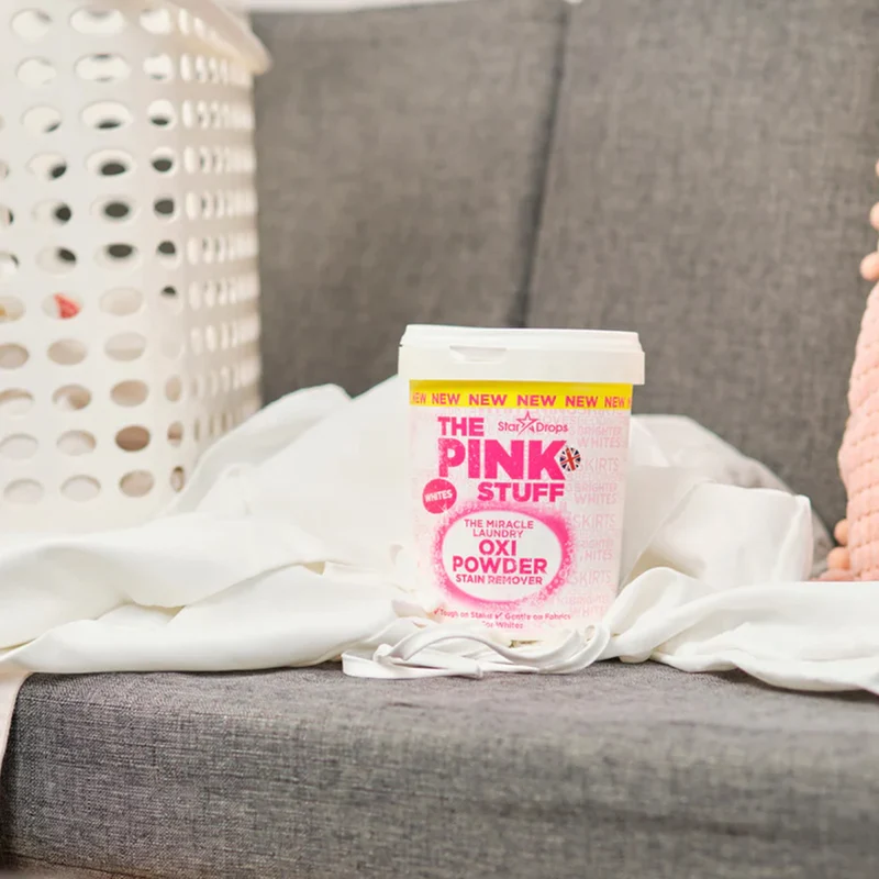 Détachant en Poudre OXI Miracle Pour Linge Blancs The Pink Stuff 1kg