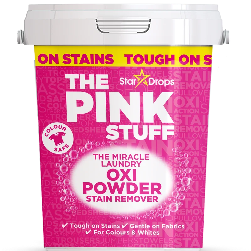 Détachant en Poudre OXI Miracle Pour Linge Couleurs The Pink Stuff 1kg