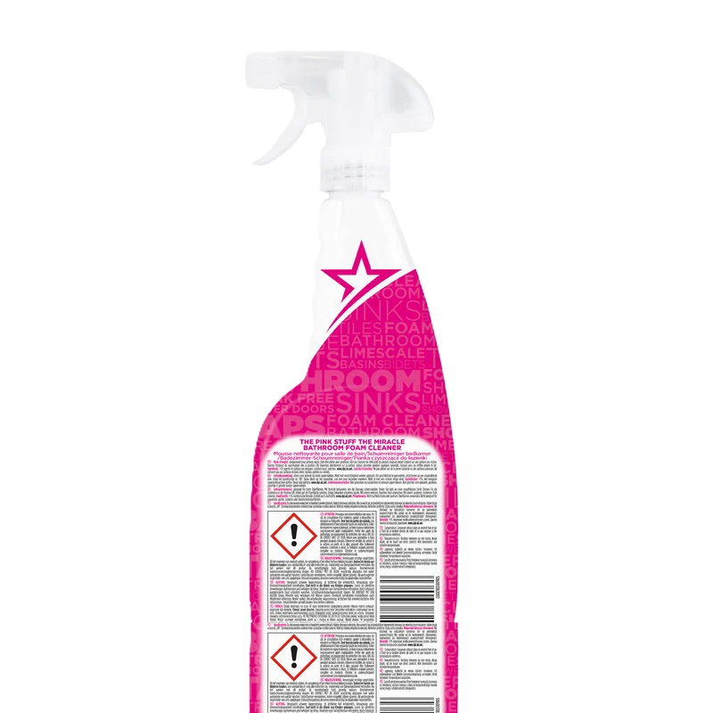 La Mousse Nettoyante Miracle Pour La Salle de Bain The Pink Stuff 750 ml