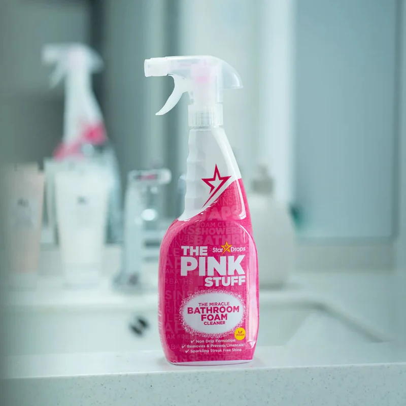 La Mousse Nettoyante Miracle Pour La Salle de Bain The Pink Stuff 750 ml