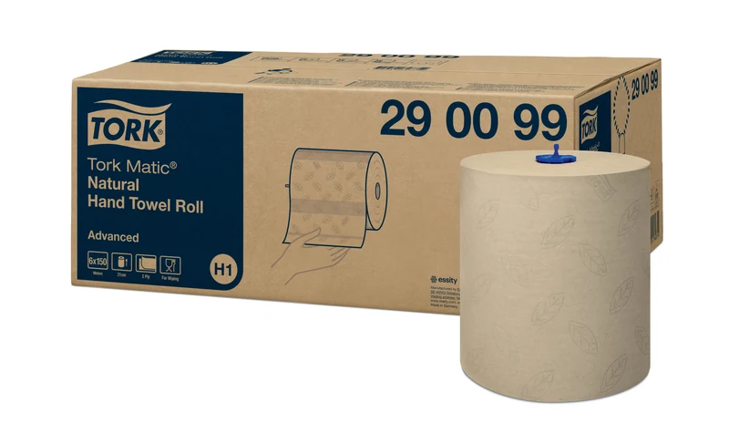 ESSUIE-MAINS ROULEAU TORK MATIC® ADVANCED H1 NATUREL 150M 2 PLIS X6