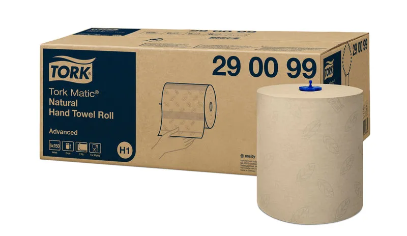 ESSUIE-MAINS ROULEAU TORK MATIC® ADVANCED H1 NATUREL 150M 2 PLIS X6