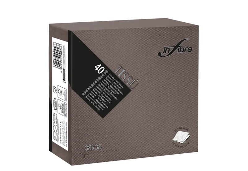 SERVIETTE 38x38 2P TISSU