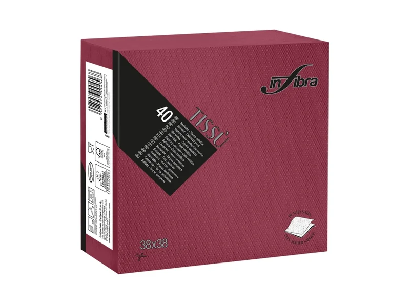SERVIETTE 38x38 2P TISSU