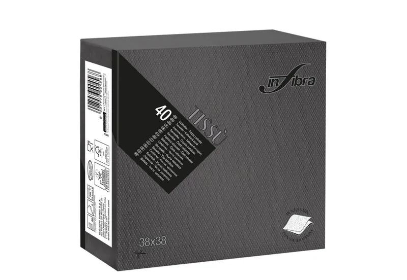 SERVIETTE 38x38 2P TISSU