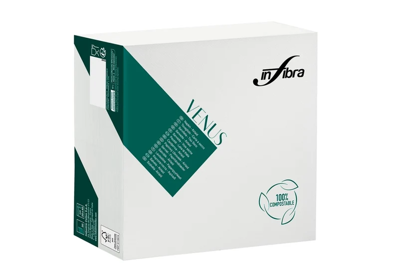 Serviette Airlaid Blanche Venus