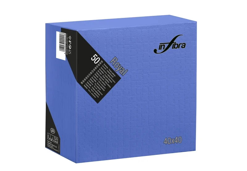 SERVIETTE 40x40 4P ROYAL